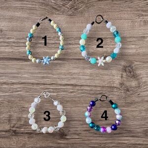 Handmade bubblegum bead dog collar/necklace. 20mm beads with O-ring clasp